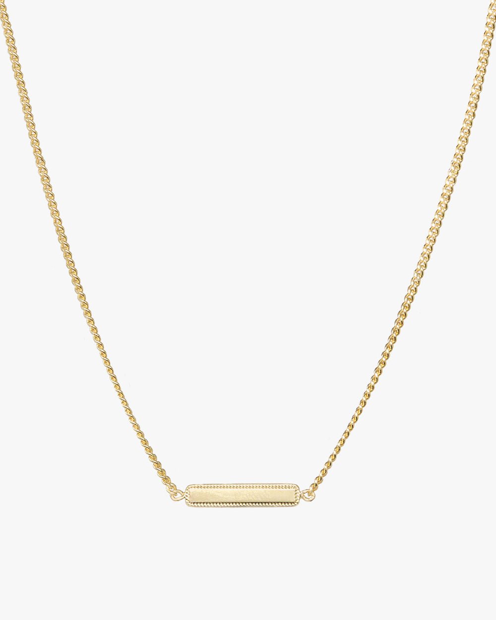 JORJA CURB CHAIN PLATE CHOKER - Shop Cupcakes and Cashmere