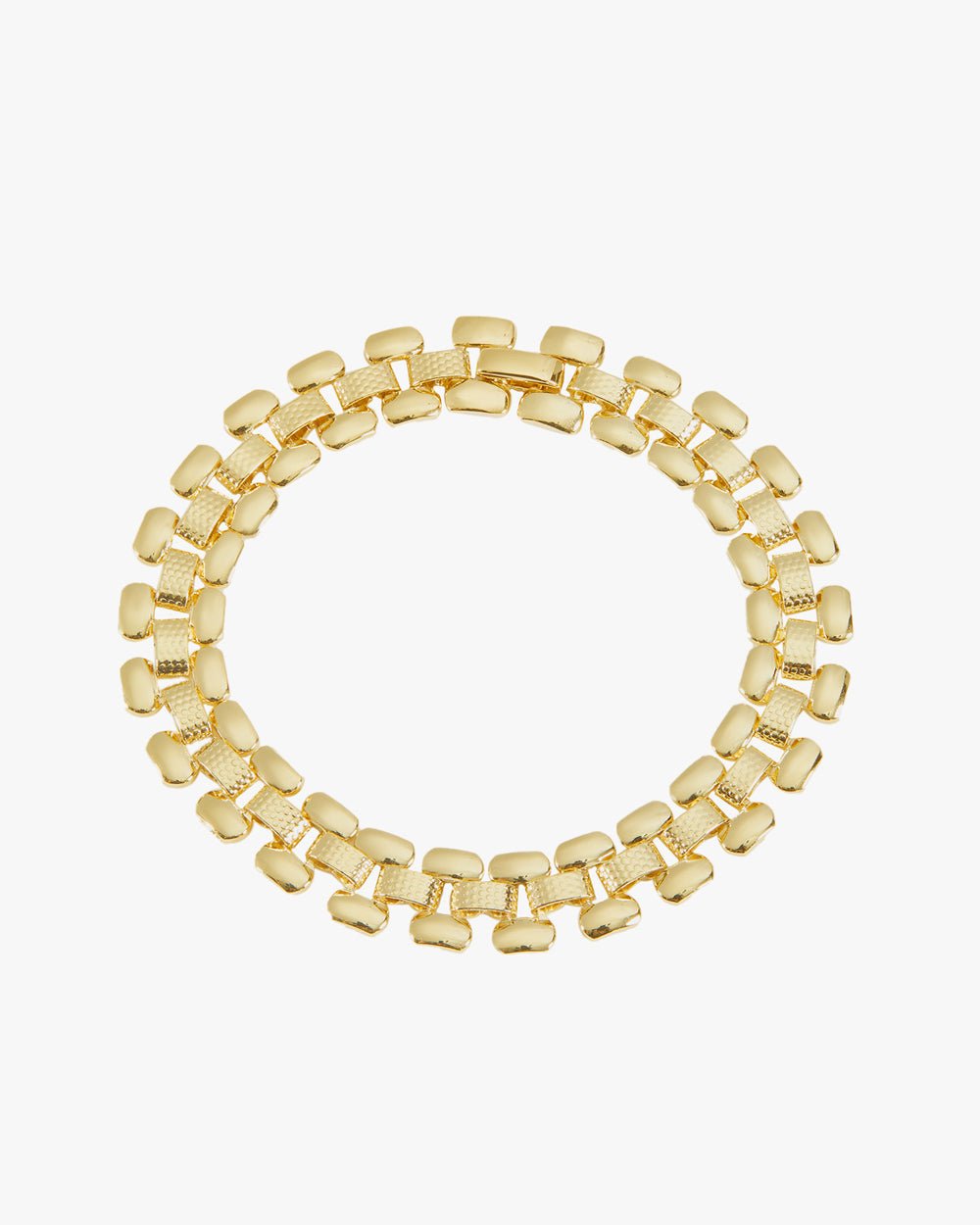 JULES GOLD WATCHBAND BRACELET - Shop Cupcakes and Cashmere