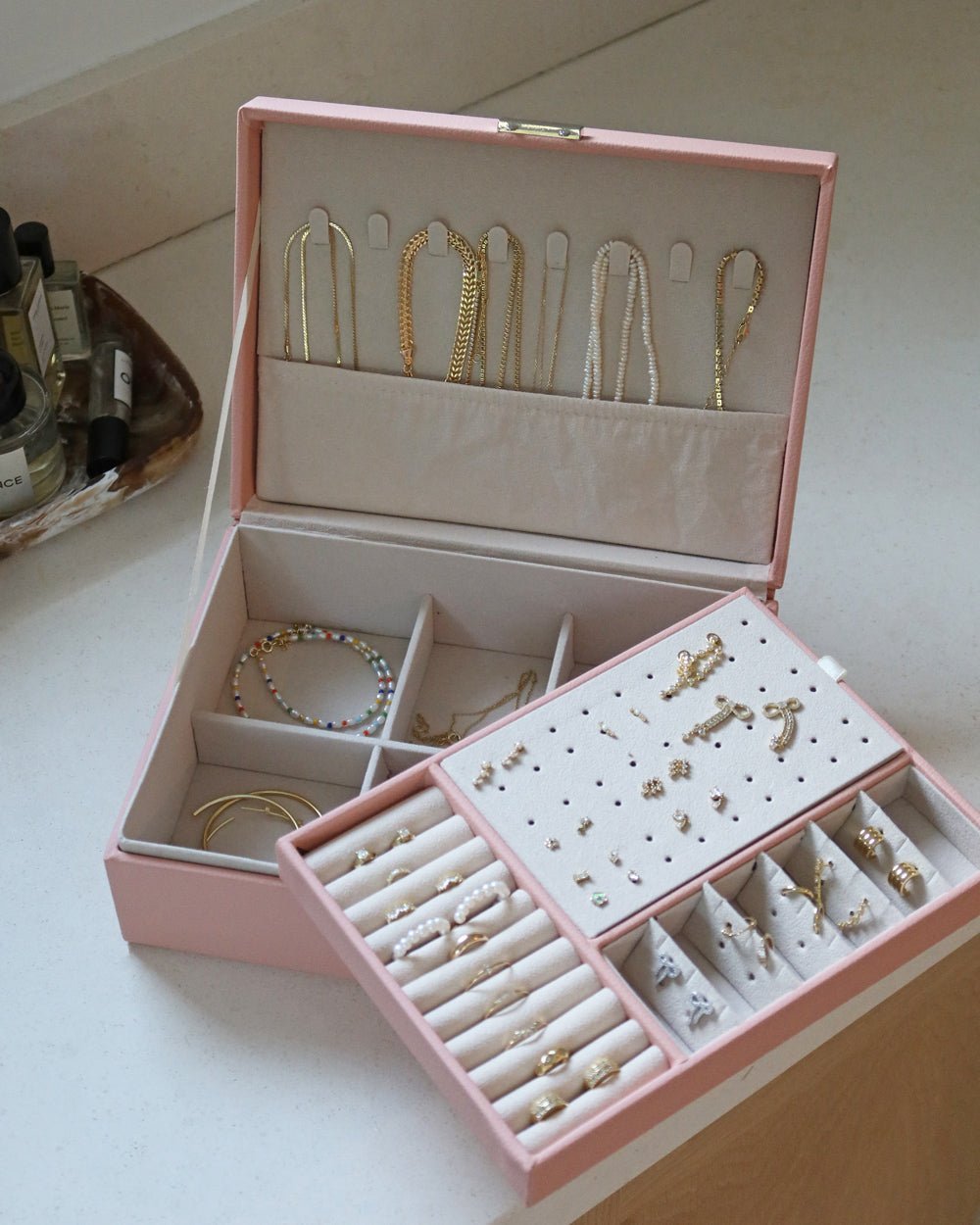 LARGE JEWELRY BOX ORGANIZER - Shop Cupcakes and Cashmere