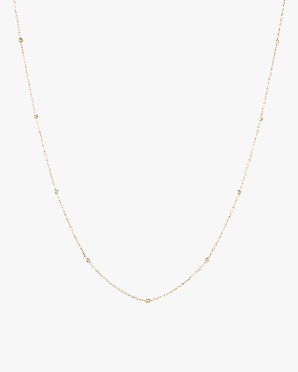 LOS FELIZ 14K GOLD DOTTED CHAIN - Shop Cupcakes and Cashmere