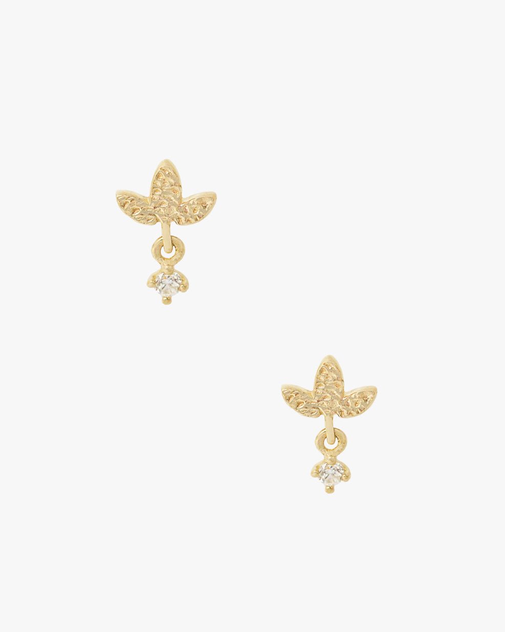 MARSEILLE DANGLING DIAMOND STUDS - Shop Cupcakes and Cashmere