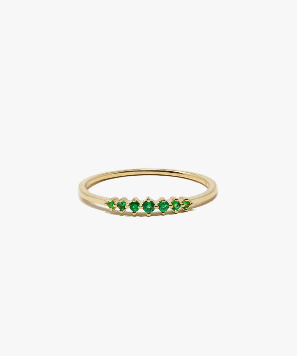 MEADOWS DEW DROP EMERALD RING - Shop Cupcakes and Cashmere