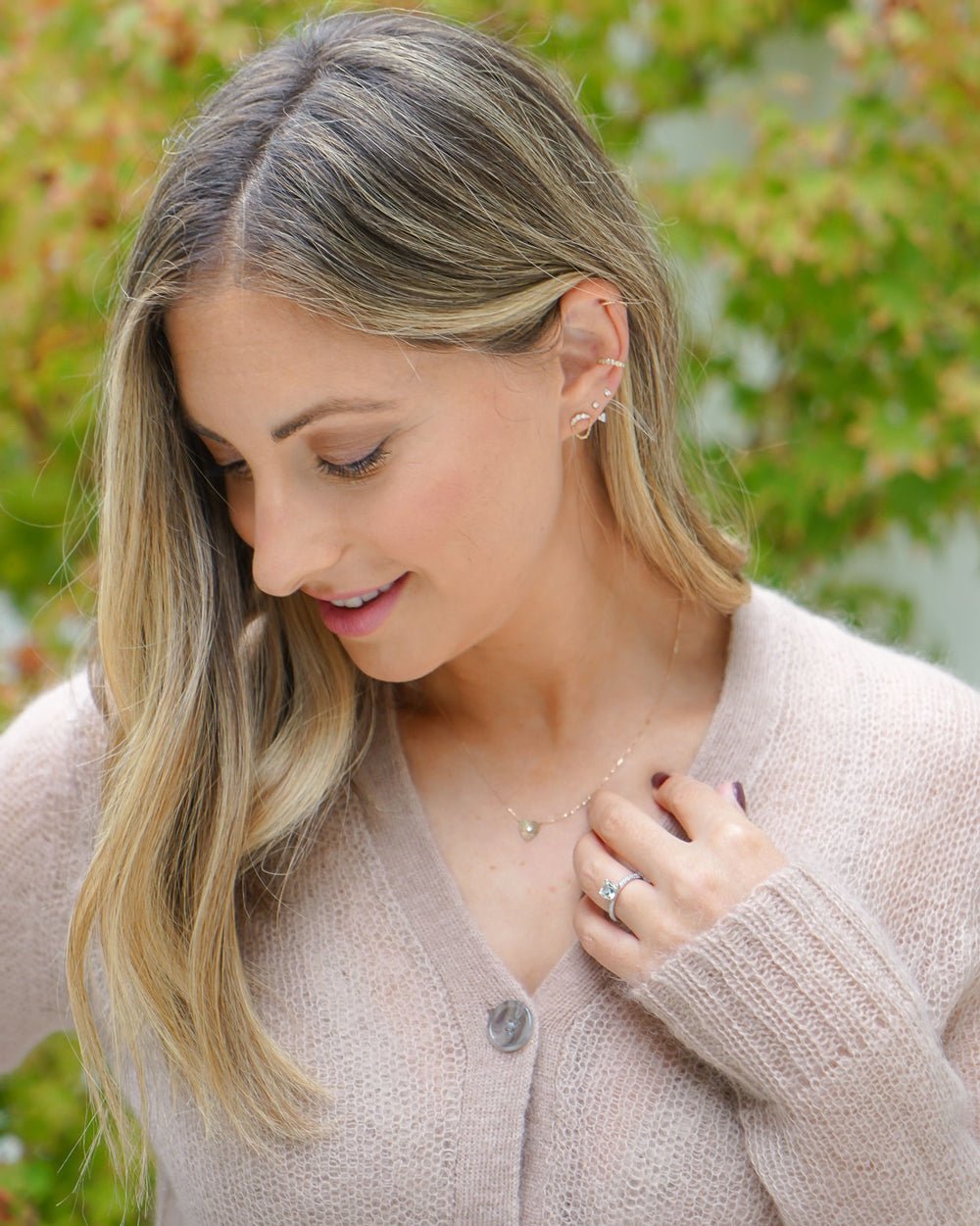MILL VALLEY DIAMOND HEART NECKLACE - Shop Cupcakes and Cashmere