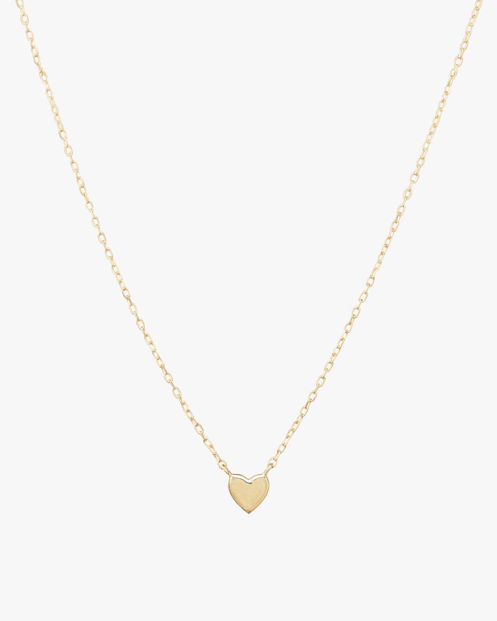 NEWBURY 14K GOLD TEENY HEART NECKLACE - Shop Cupcakes and Cashmere