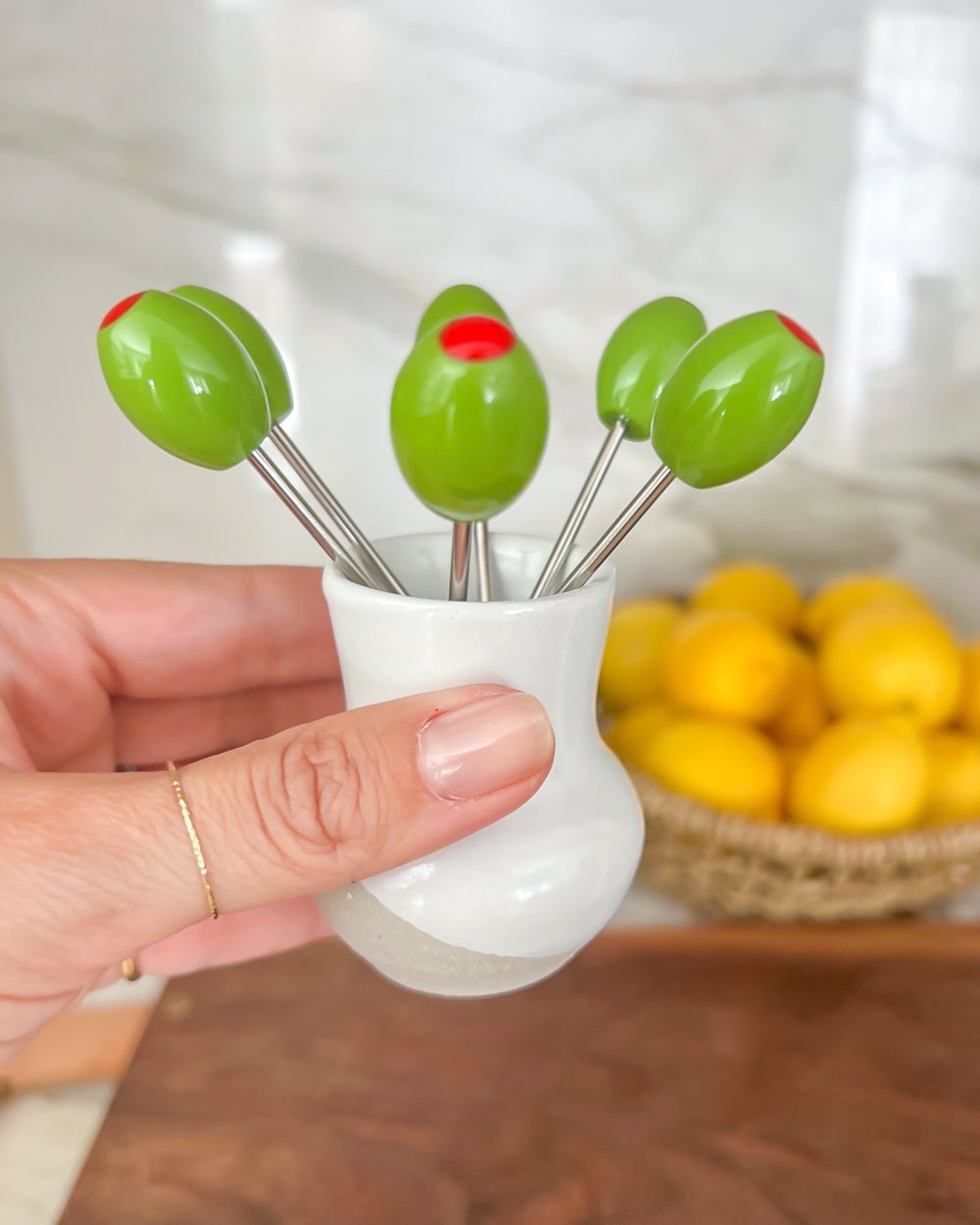 OLIVE COCKTAIL PICKS - Shop Cupcakes and Cashmere