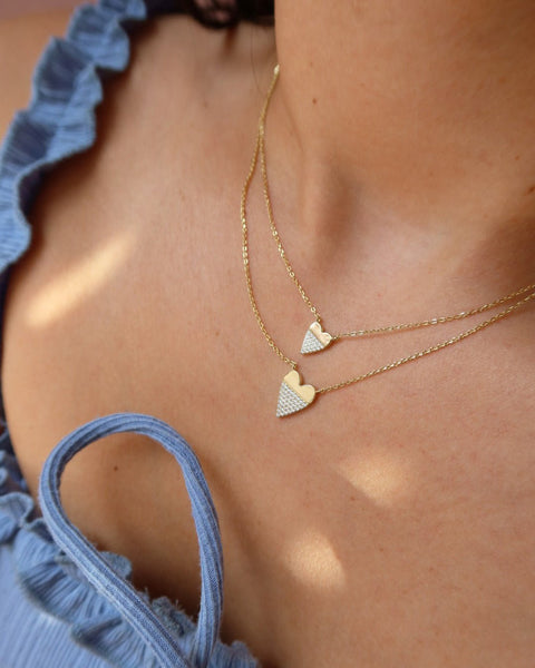 Helen Heart Necklace - Shop Cupcakes and Cashmere