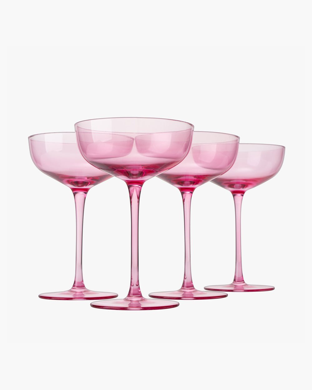 ROSE COUPE GLASSES (SET OF 4) - Shop Cupcakes and Cashmere