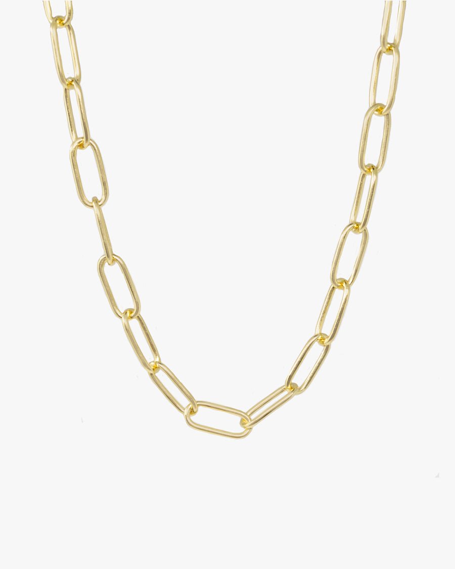 Tessa Chain Link Necklace - Shop Cupcakes and Cashmere Yellow Gold / Small