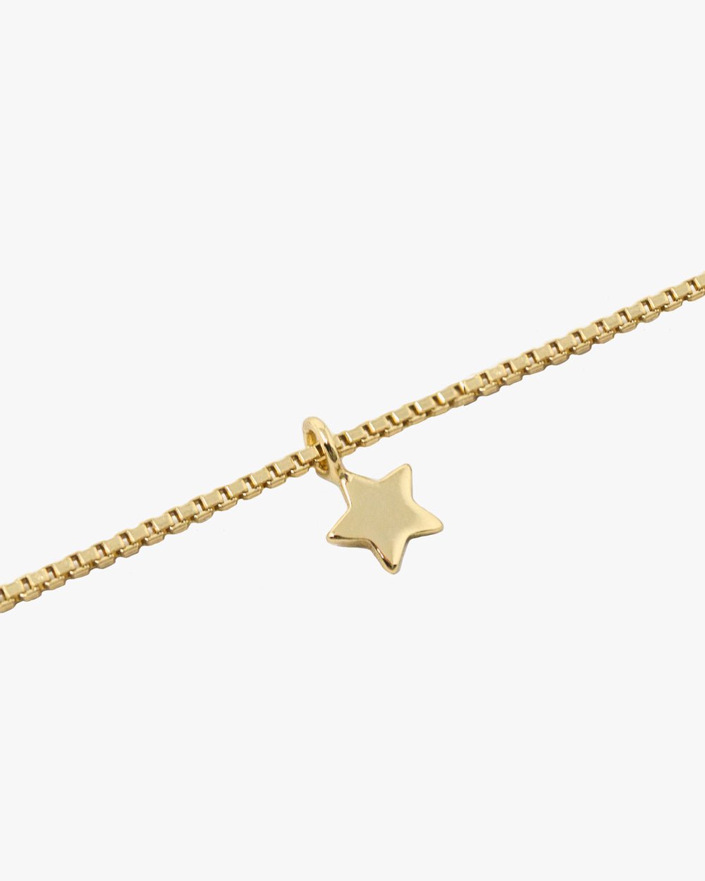 TRACEE BOX CHAIN BRACELET WITH STAR CHARM - Shop Cupcakes and Cashmere