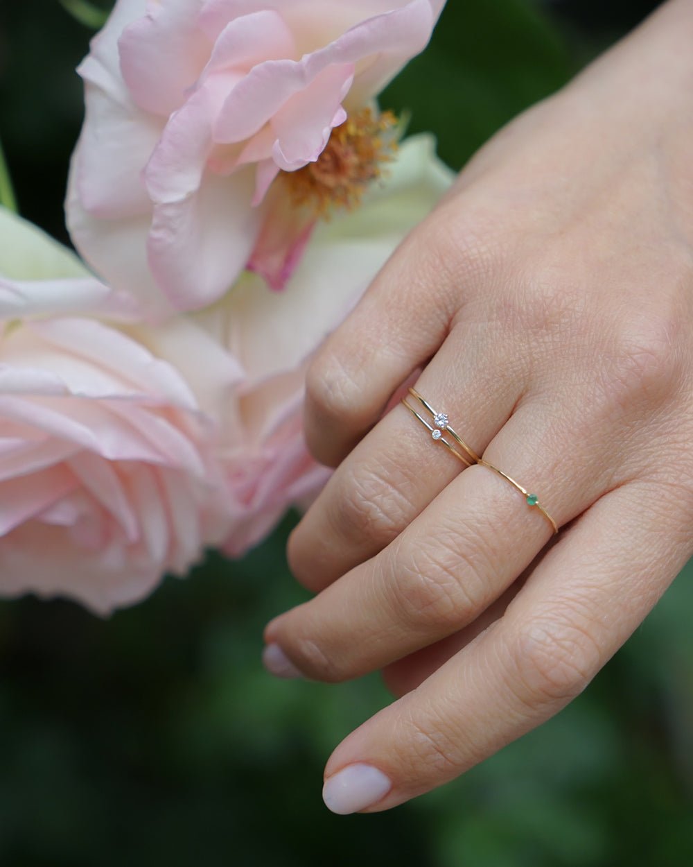 YOSEMITE SINGLE EMERALD RING - Shop Cupcakes and Cashmere