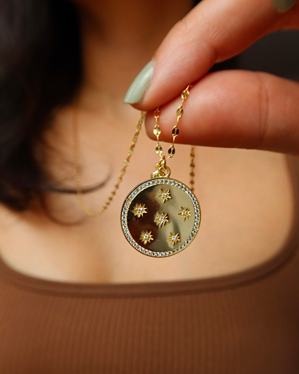 zara long chain star pendant 68 98